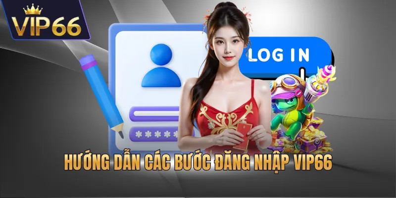 Hướng dẫn các bước đăng nhập VIP66