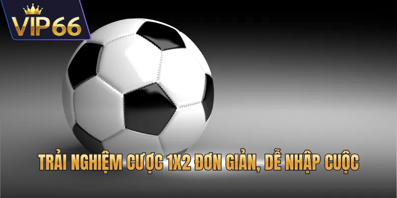 Trải nghiệm cược 1X2 đơn giản, dễ nhập cuộc